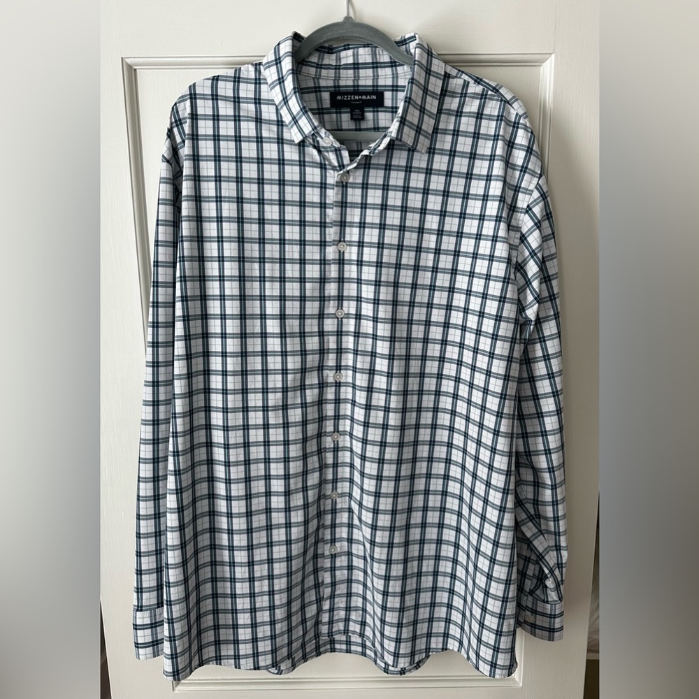 Mizzen+Main Men's Leeward Collection Performance Dress Shirt Size XXL
